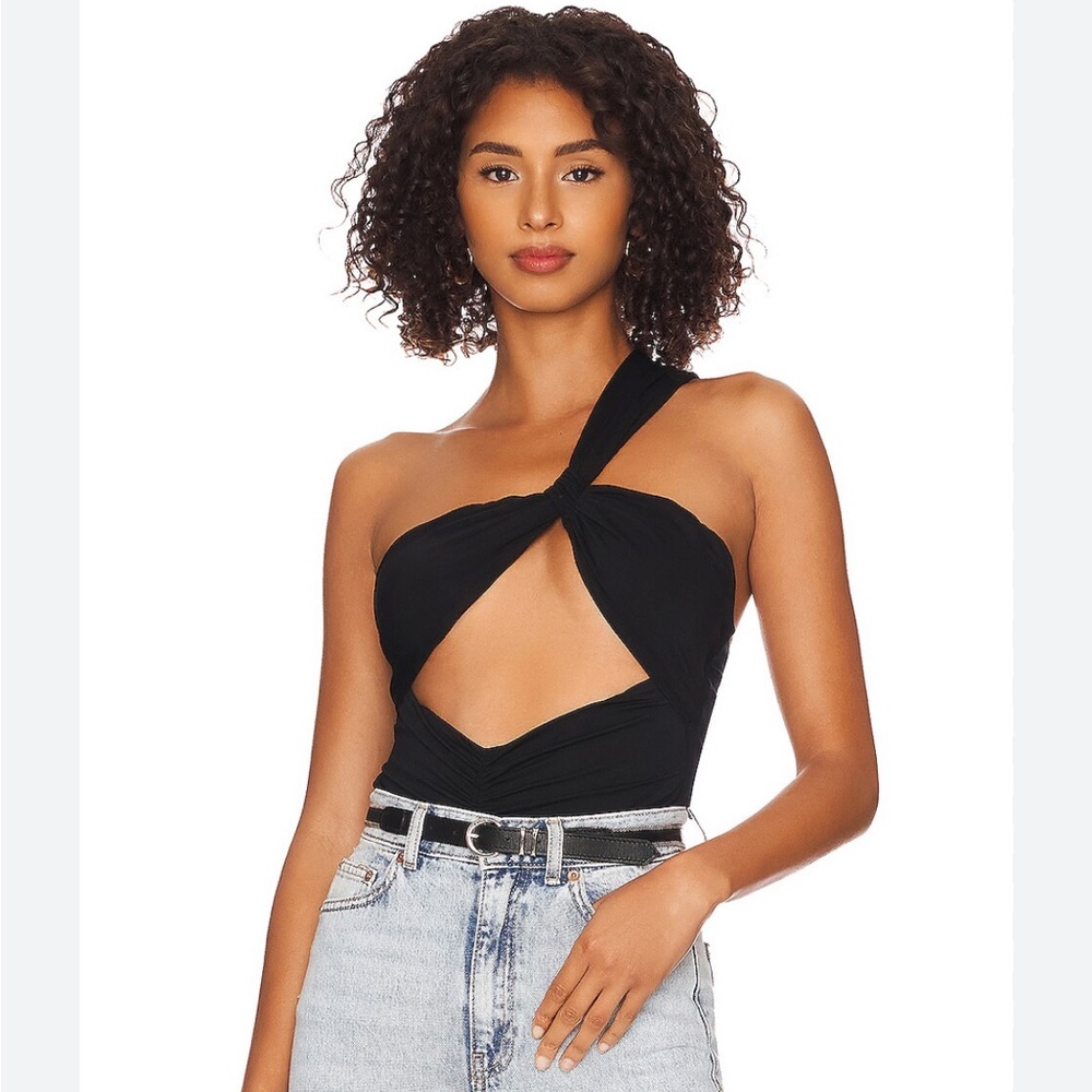 NWT Revolve Black Bodysuit